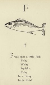F harfi by Edward Lear